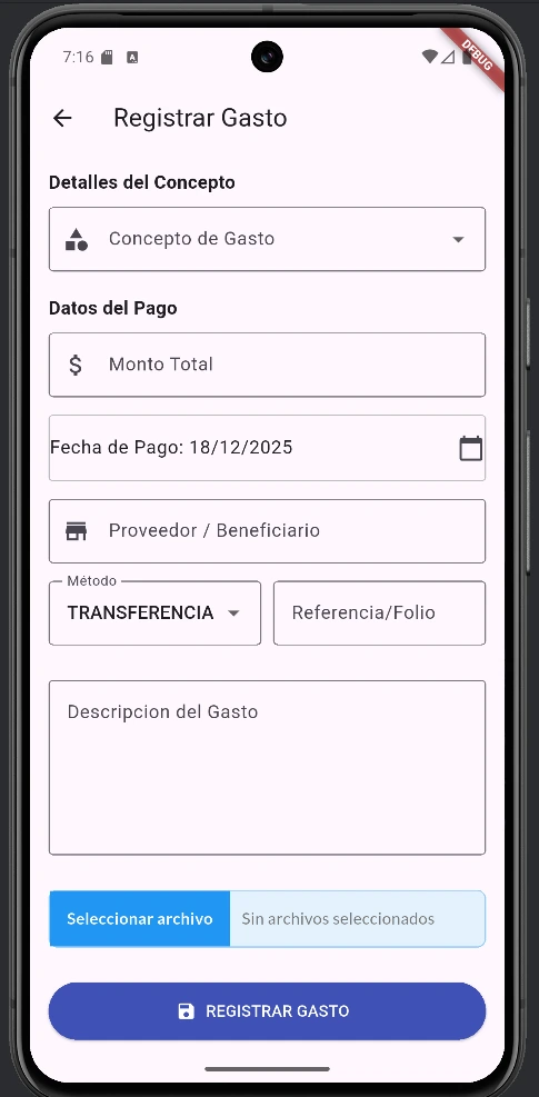 Registro y transparencia en la administración de gastos del residencial