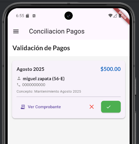 Conciliación de Pagos